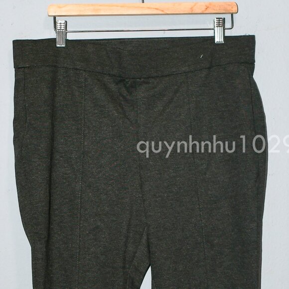 Anne Klein Ladies’ Tummy Control Ponte Pant in Gray - Picture 3 of 5